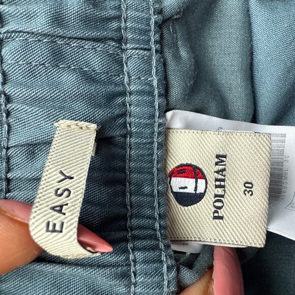 Polham sz 30 blue bermuda drawstring shorts - Picture 5 of 10